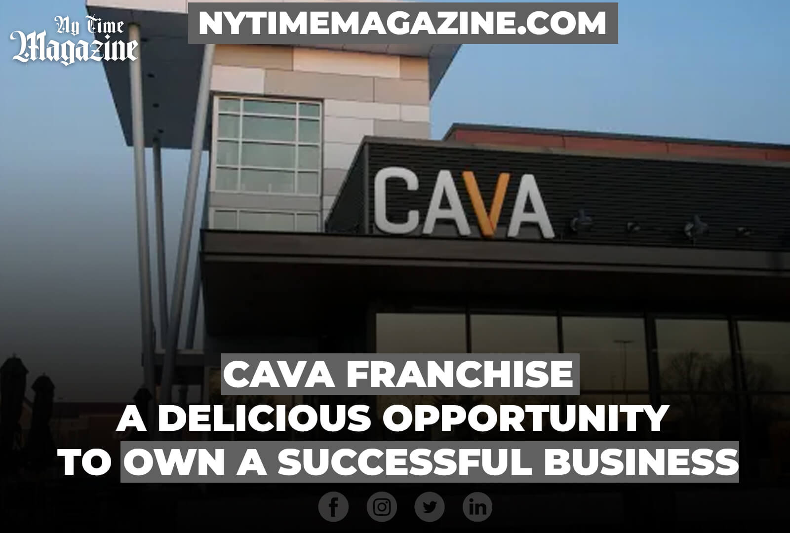 CAVA FRANCHISE A DELICIOUS OPPORTUNITY TO OWN A SUCCESSFUL BUSINESS