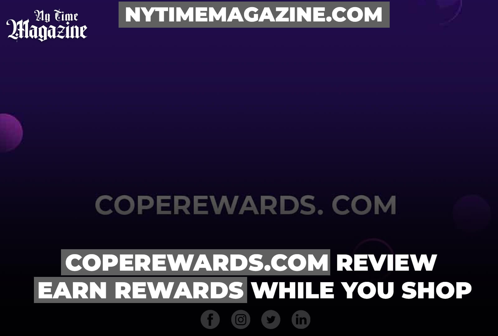 COPEREWARDS.COM REVIEW: EARN REWARDS WHILE YOU SHOP