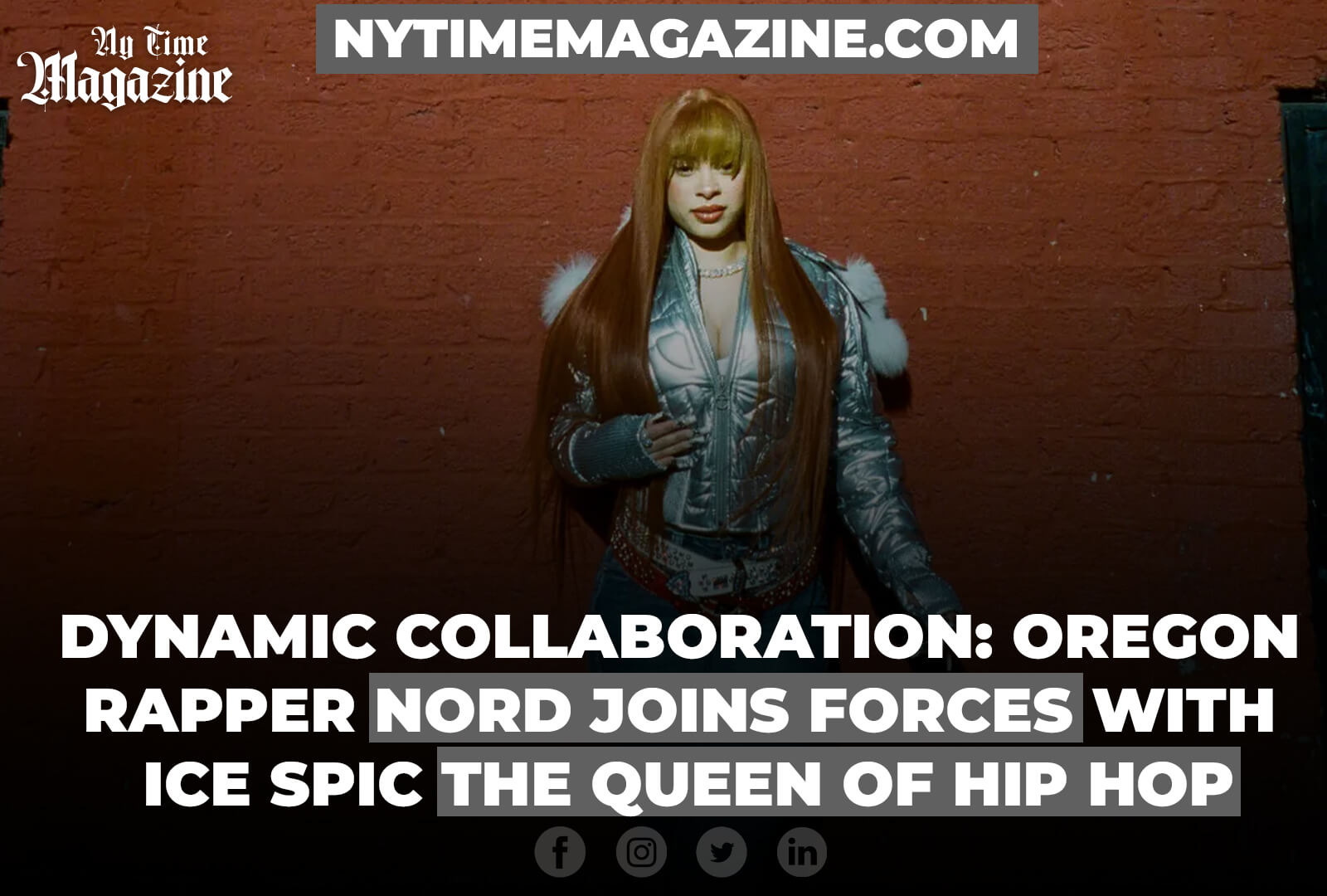 DYNAMIC COLLABORATION: OREGON RAPPER NORD JOINS FORCES WITH ICE SPICE, THE QUEEN OF HIP HOP
