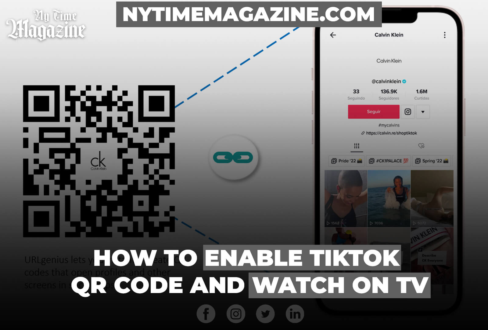 HOW TO ENABLE TIKTOK QR CODE AND WATCH ON TV