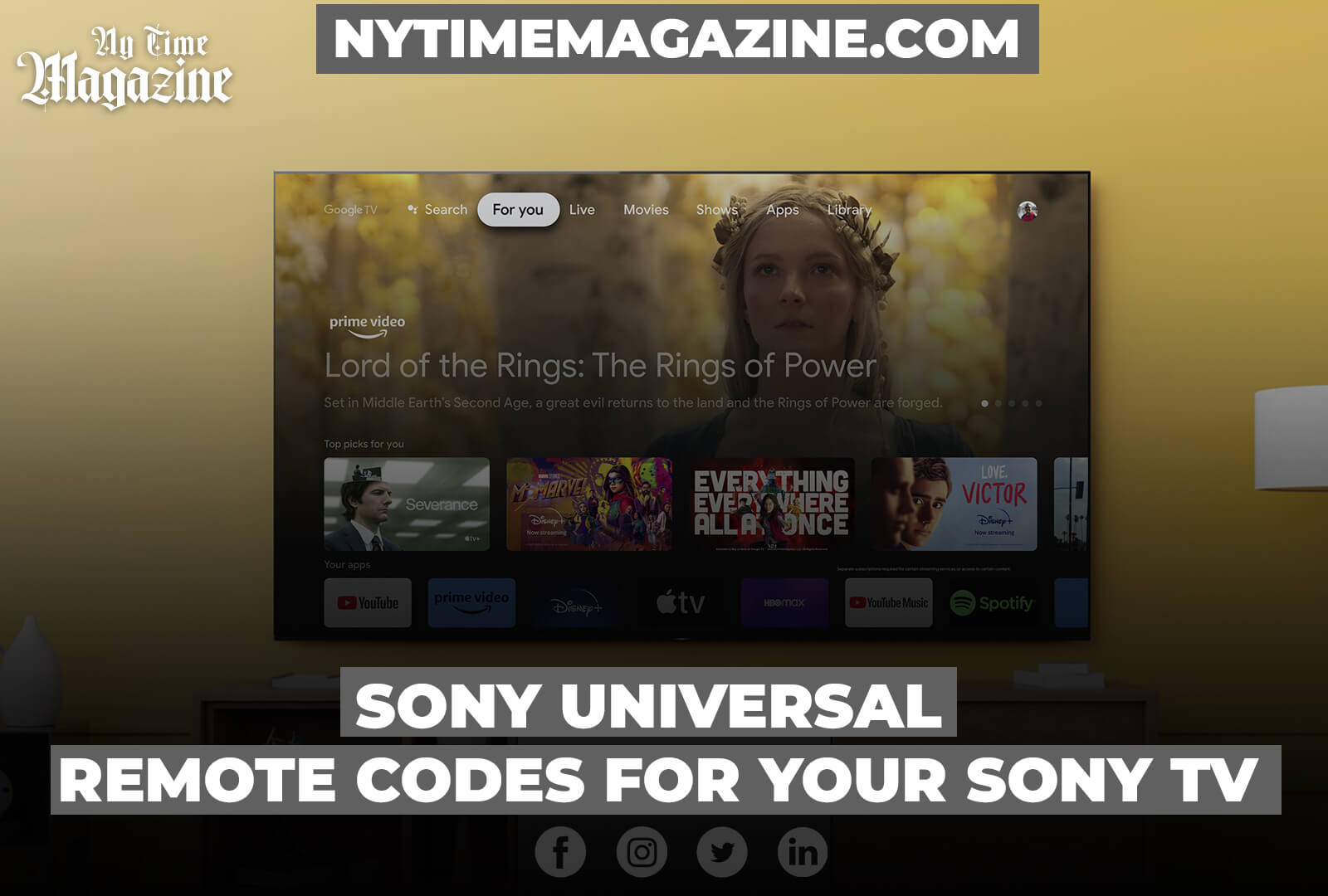 SONY UNIVERSAL REMOTE CODES FOR YOUR SONY TV