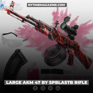 Large AKM 47 by SpblastB Rifle Toy Gun