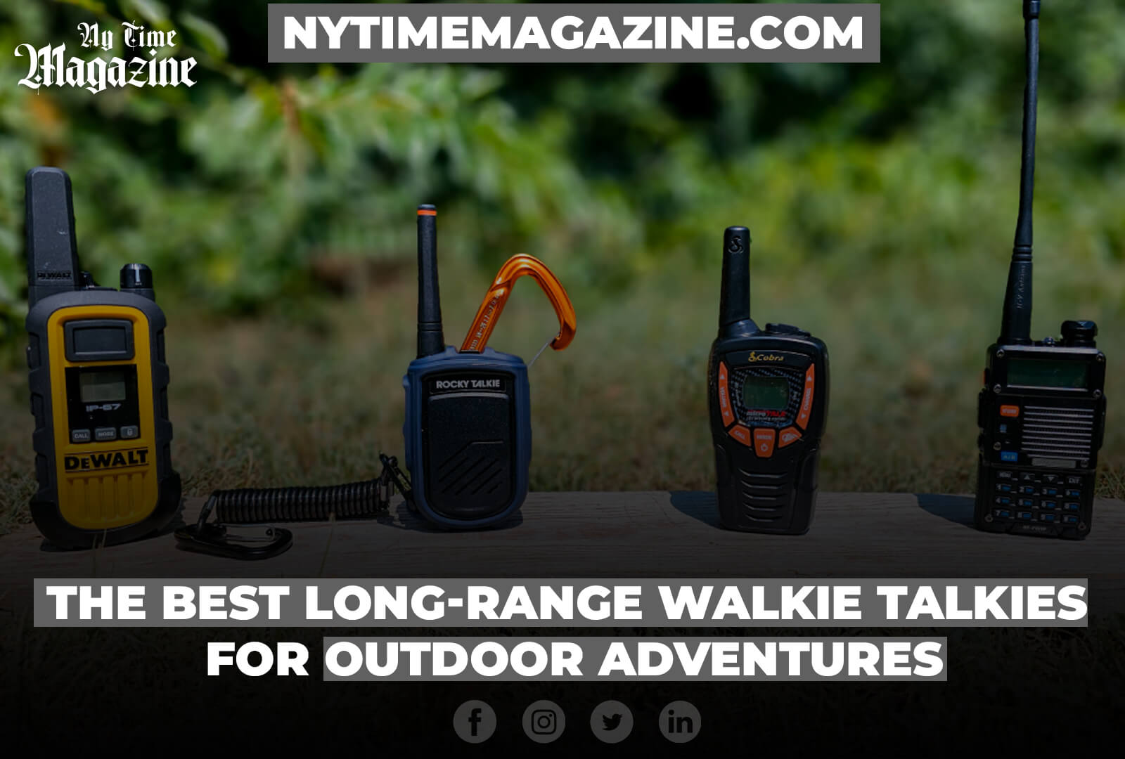 Exploring the Best Long Range Walkie Talkies for Outdoor Adventures