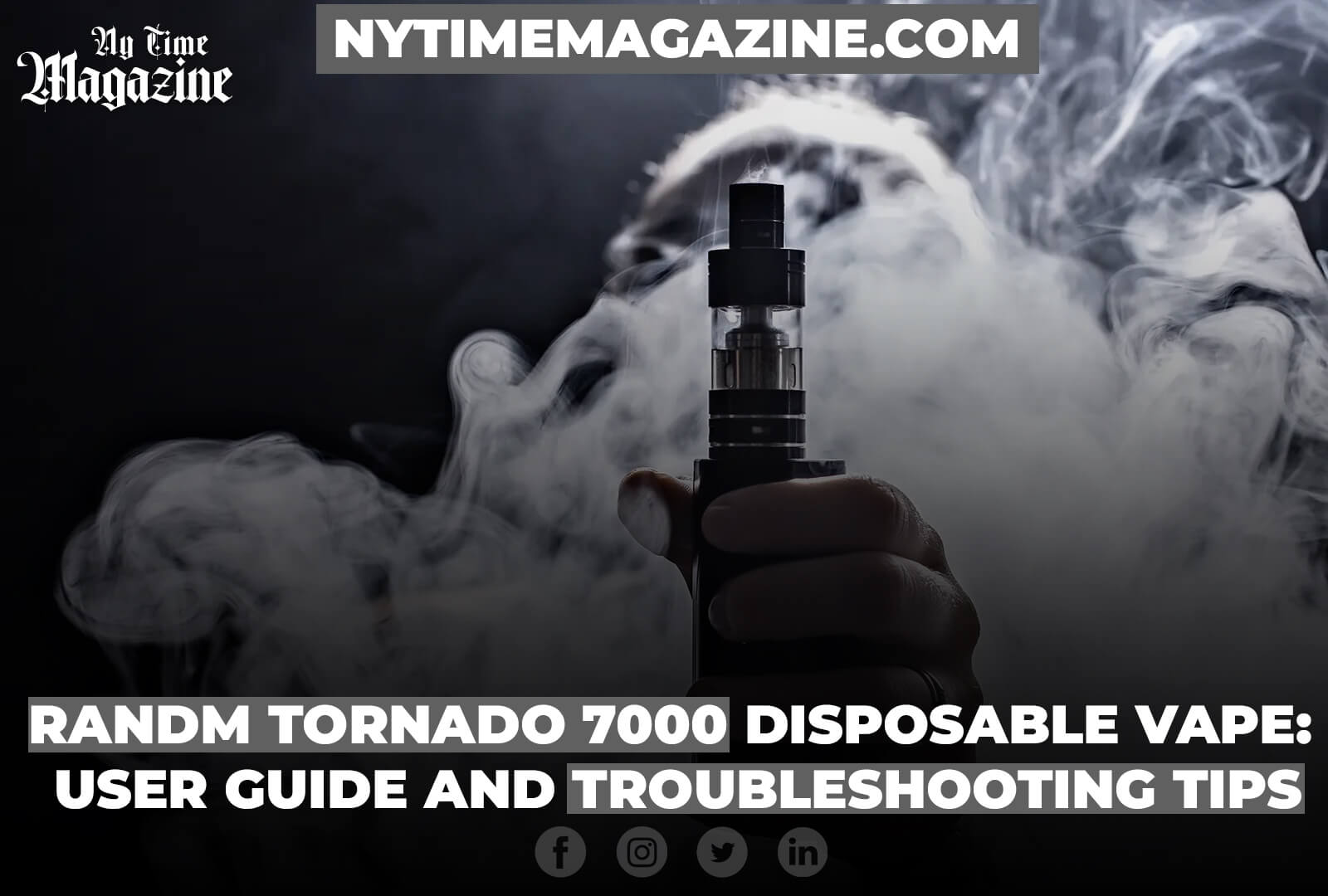 RandM Tornado 7000 Disposable Vape: User Guide and Troubleshooting Tips